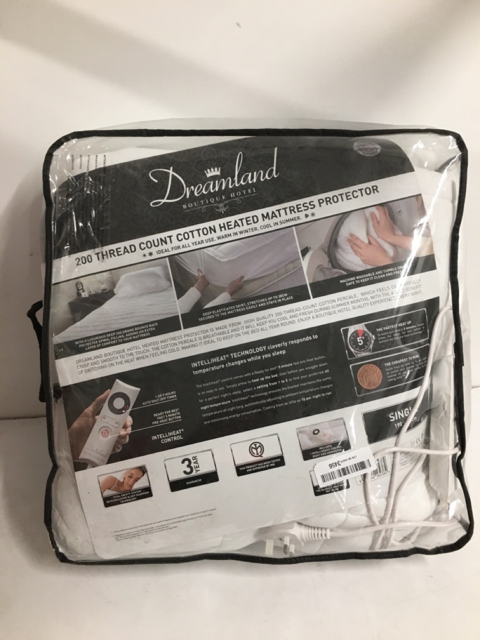 John Pye Auctions - DREAMLAND BOUTIQUE HOTEL 200 THREAD COUNT HEATED  MATTRESS PROTECTOR