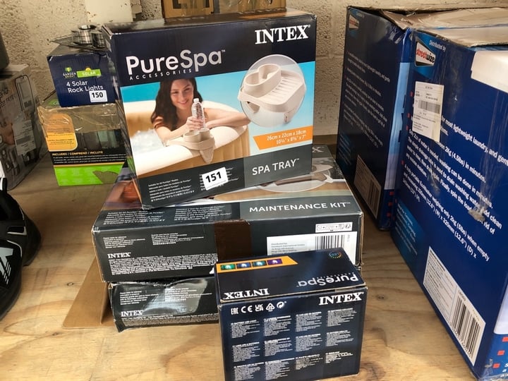 John Pye Auctions 4 X ASSORTED INTEX SPA ACCESSORIES TO INCLUDE INTEX