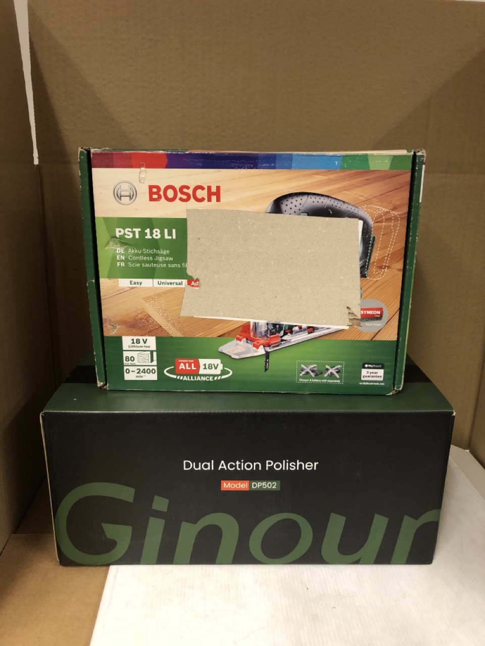 John Pye Auctions BOSCH PST 18 LI CORDLESS JIGSAW & GINOUR DUAL