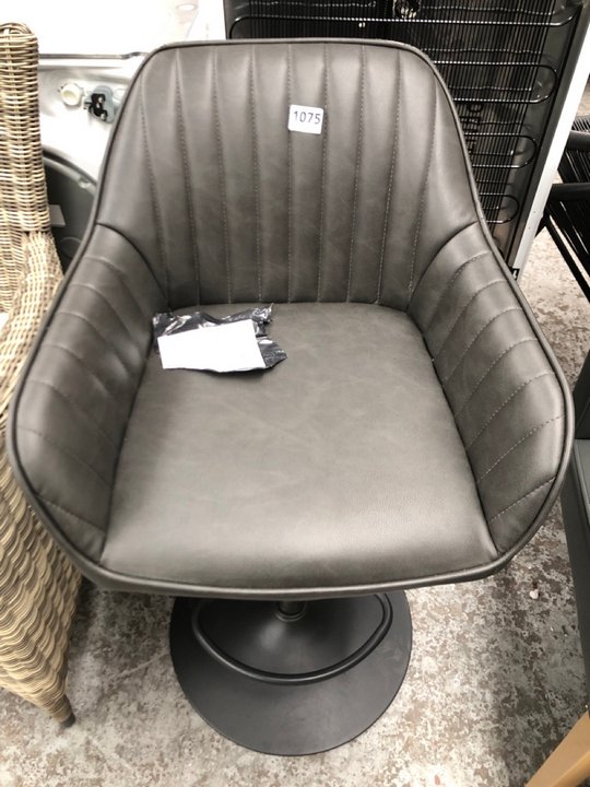 John Pye Auctions JOHN LEWIS & PARTNERS BROOKS GAS LIFT BAR STOOL IN