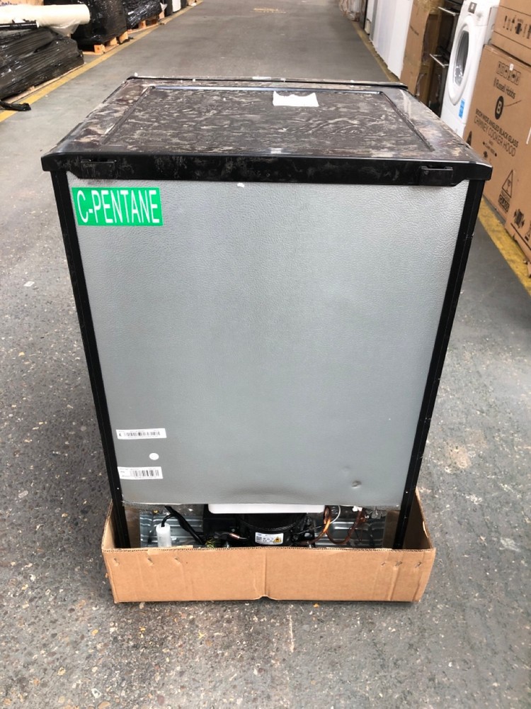 John Pye Auctions HOOVER FREESTANDING UNDER COUNTER FRIDGE IN BLACK