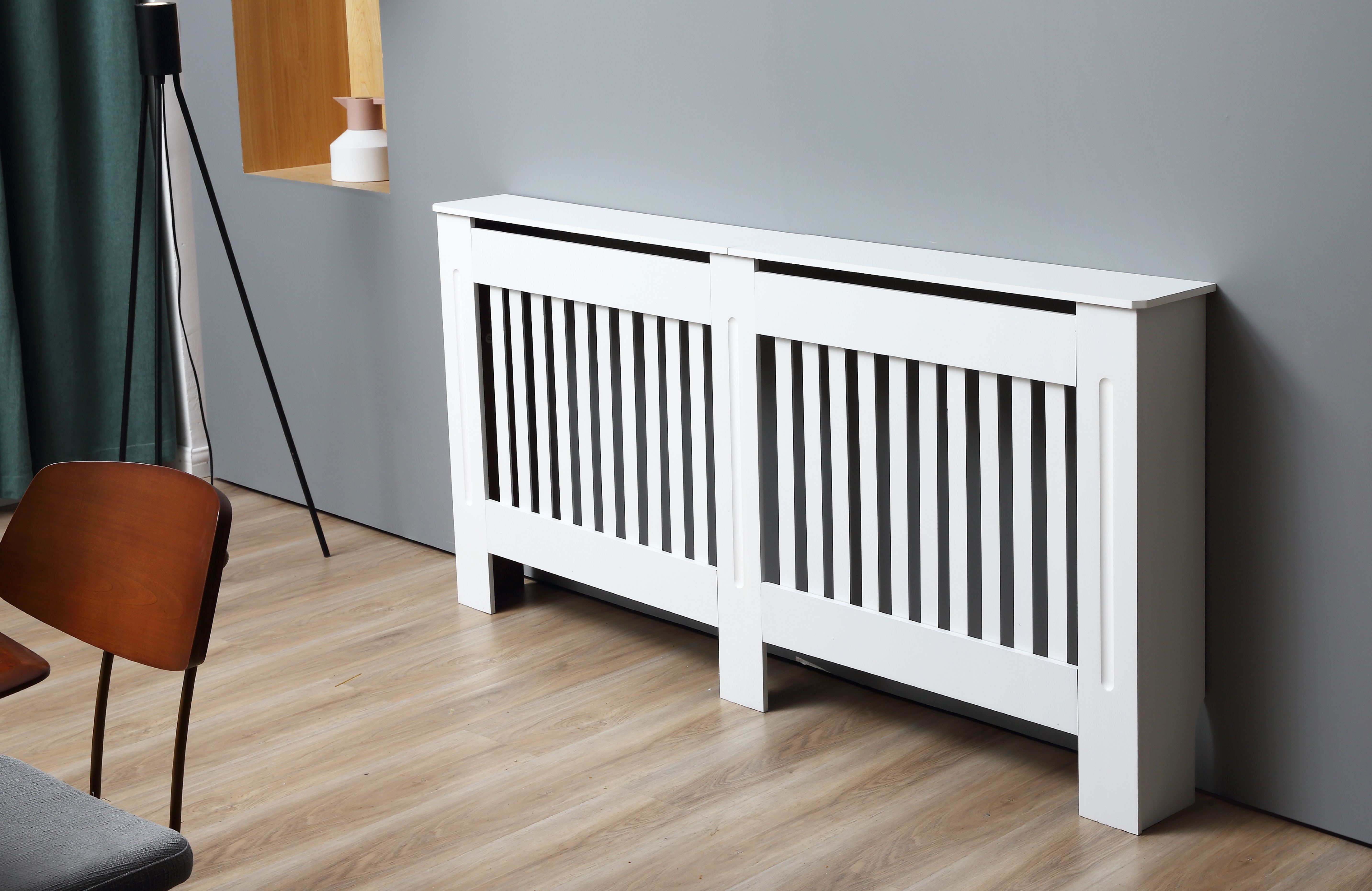 John Pye Auctions 20 X RADIATOR COVER EXTRA LARGE, VERTICAL SLATS IN