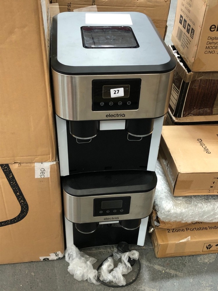 John Pye Auctions 2 X ELECTRIQ COUNTERTOP ICE MAKER WITH ICE CRUSHER