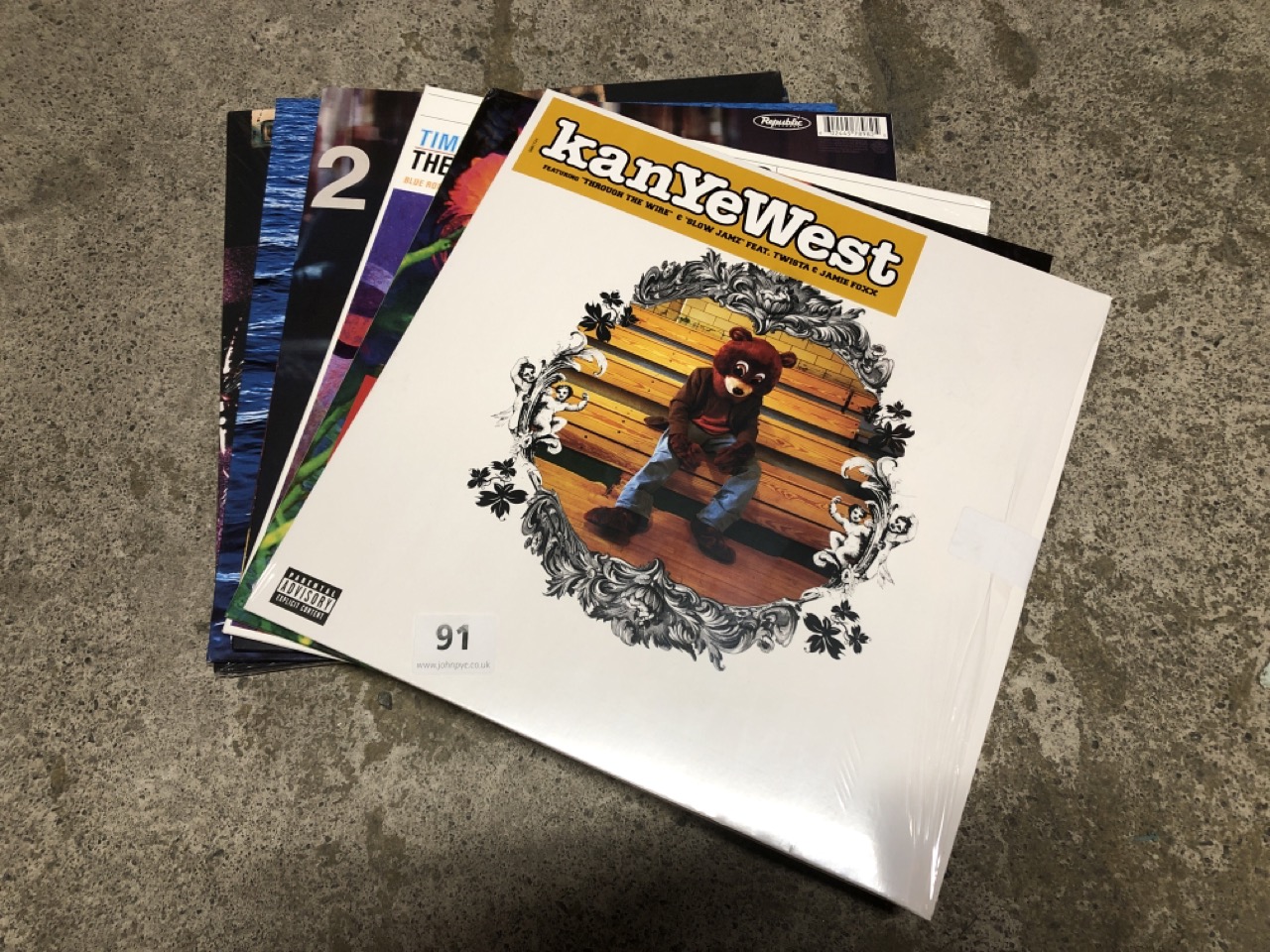 John Pye Auctions QTY OF VINYLS TO INCLUDE KANYE WEST THE COLLEGE