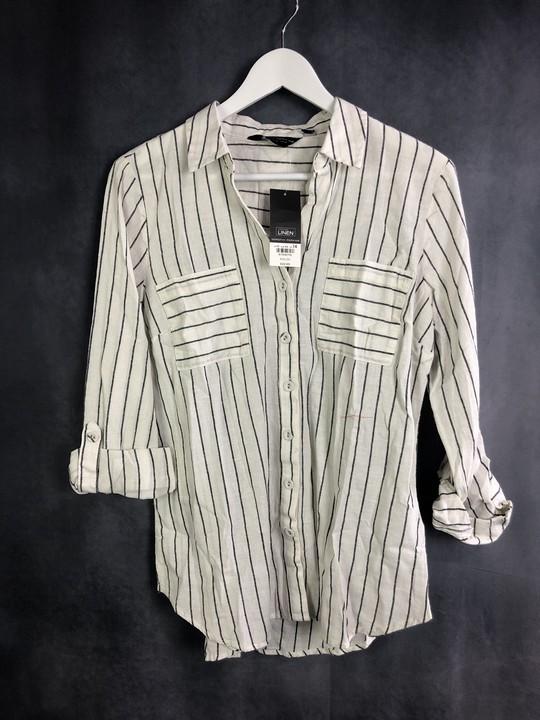 Dorothy Perkins Linen Shirt, Size 14