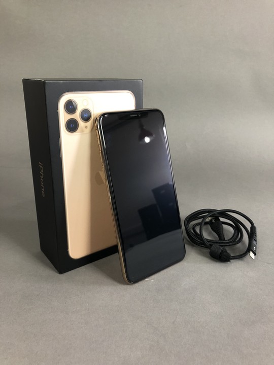 Iphone 11 Pro Max 256Gb Smartphone In Gold: Model No Mwhl2B/A (With Box)  [Jptn34098]