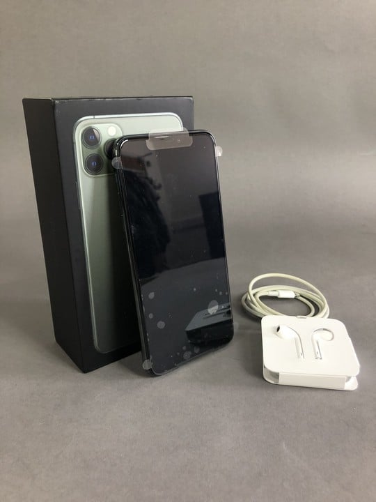 Iphone 11 Pro Max 64Gb Smartphone In Midnight Green: Model No Mwhl2B/A (With Box)  [Jptn34100]