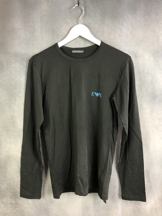 Empirio Armarni Monogram Long Sleeve, Size Medium