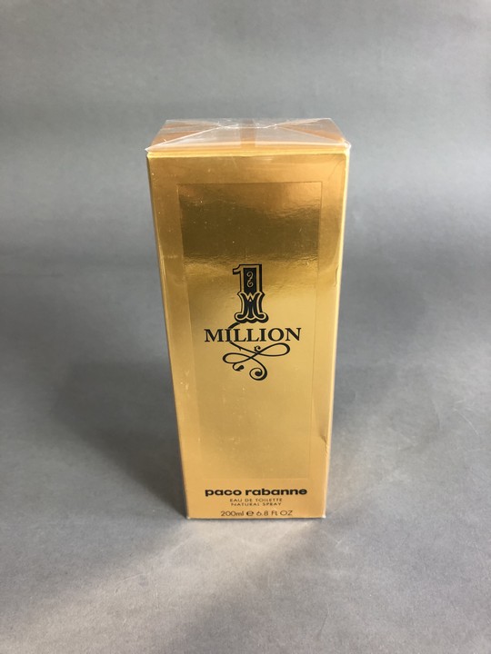 Paco Rabanne 1 Million Sealed Eau de Toilette, 200Ml