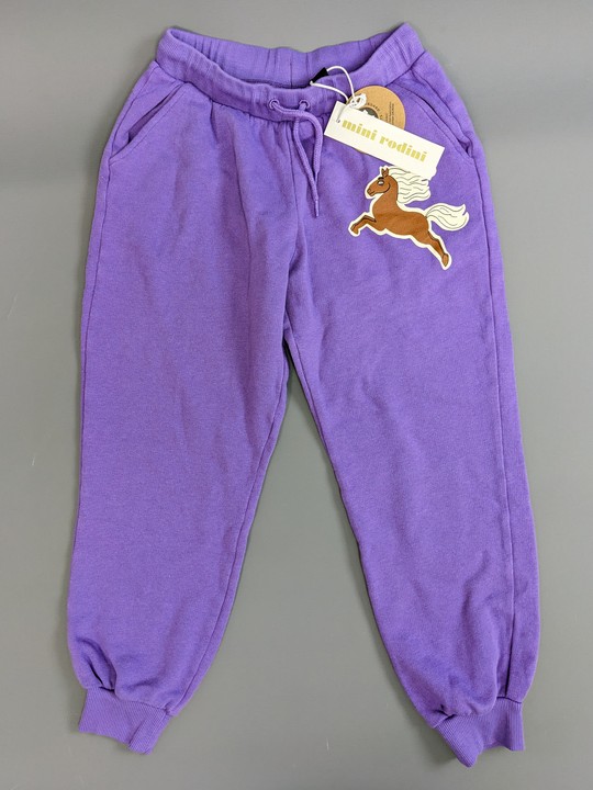 Mini Rodini Kids Organic Cotton Horse Sweatpants, Size 116/122