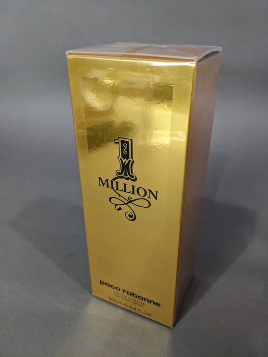 Paco Rabanne 1 Million Sealed Eau de Toilette, 200Ml