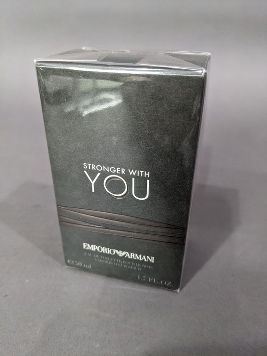 Emporio Armani Stronger with You Sealed Eau de Toilette, 50Ml