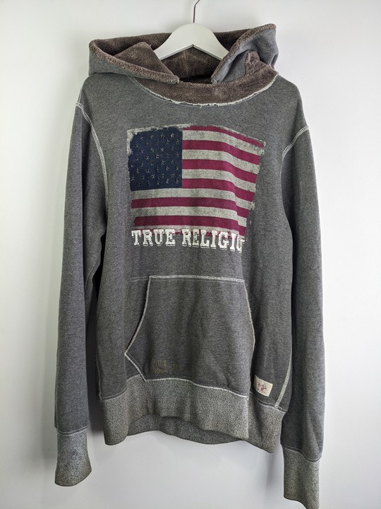 True Religion Lined Hoodie, Size XL