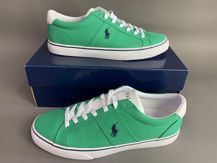 Polo Ralph Lauren Spiring SK Trainers, Size 9, with Box