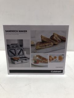 CUISINART SANDWICH MAKER MODEL: GRSM1U RRP: £80
