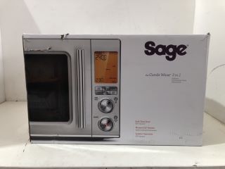 SAGE THE COMBI WAVE 3 IN 1 AIR FRYER CONVECTION OVEN MICROWAVE MODEL: SMO870BSS RRP: £379.99