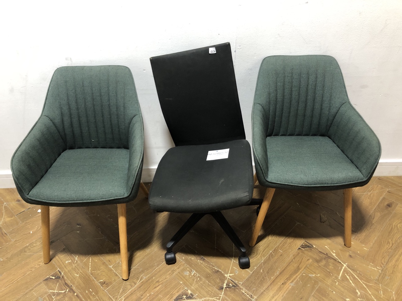 John Pye Auctions JOHN LEWIS ANYDAY GERARD OFFICE CHAIR IN BLACK AND