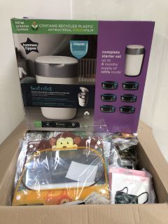 TOMMEE TIPPEE TWIST AND CLICK NAPPY DISPOSAL SYSTEM AND FACEMASKS