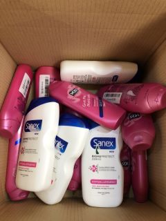 BOX OF ASSORTED TOILETRIES