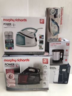 ASSORTED MORPHY RICHARDS KITCHEN APPLIANCES TO INCLUDE SOUP MAKERS