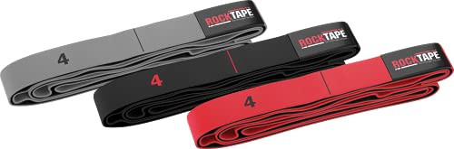 BOX OF ASSORTED SPORT ITEMS INCLUDING ROCKTAPE ROCKBAND FLEX LIGHT.