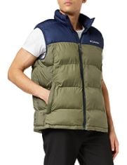 COLUMBIA PIKE LAKE VEST MEN'S PUFFER VEST BODY WARMER.