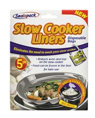 80 X SEALAPACK® SLOW COOKER - FLAVOUR LOCK LINERS, PACK OF 5.