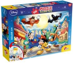 QTY OF ITEMS TO INLCUDE ASSORTED PUZZLES INCLUDING LISCIANI 48021 DISNEY: MICKEY MOUSE DETECTIVE PUZZLE, MULTICOLOUR, ONE SIZE, CLEMENTONI 25716, FROZEN 2 DOUBLE FACE SUPERCOLOR PUZZLE FOR CHILDREN -