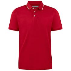 QTY OF ITEMS TO INLCUDE 6 X ASSORTED ITEMS INCLUDING JAMES HARVEST MENS GREENVILLE REGULAR POLO SHIRT (L) (RED), JAMES HARVEST MENS GREENVILLE REGULAR POLO SHIRT (L) (SPORT GREEN).