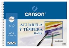 13 X GUARRO CANSON A3 370 G 10 PAGES NOTEPAD.