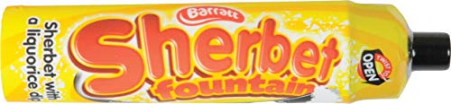 5 X BOX OF BARRATT CANDYLAND SHERBET FOUNTAINS (EACH BOX CONTAINS 48 X 25G SWEETS).