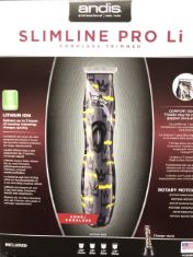 4 X ANDIS SLIMLINE PRO LI CORDLESS TRIMMER .