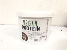 7 X THE BULK PROTEIN COMPANY VEGAN PROTEIN IN CHOCOLATE FLAVOUR 4KG.