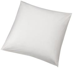 45 X BASICS HYPOALLERGENIC PILLOW PROTECTOR, WHITE, 65 X 65 CM.