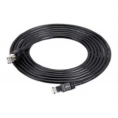 48 X BASICS CAT 7 HIGH-SPEED GIGABIT ETHERNET PATCH INTERNET CABLE - BLACK, 10 FOOT(3 M), 1-PACK.