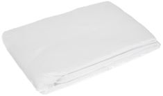 13 X BASICS 200-THREAD-COUNT, WHITE, FITTED SHEET 90 X 200 X 30 CM.