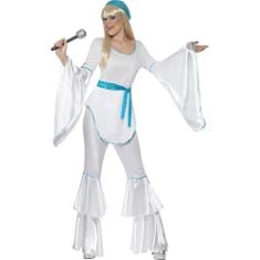 6 X SMIFFYS SUPER TROOPER WOMEN'S COSTUME,WHITE, LARGE.