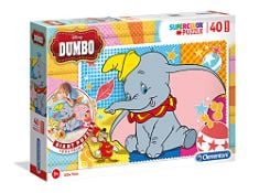 QTY OF ITEMS TO INLCUDE BOX OF ASSORTED TOYS INCLUDING CLEMENTONI 25461, DUMBO FLOOR PUZZLE FOR CHILDREN - 40 PIECES (100 CM X 70 CM), AGES 3 YEARS PLUS, VTECH TOET TOET CAR: HARVEY HELICOPTER 13 CM.