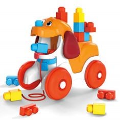 2 X MEGA BLOKS PULL-ALONG PUPPY.