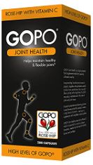 15 X GOPO JOINT HEALTH 200 CAPSULES - ROSE-HIP & VITAMIN C - HELPS MAINTAIN HEALTHY & FLEXIBLE JOINTS.