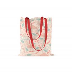 52 APPROX X ASSORTED BONAMAISON ITEMS INCLUDING BONAMAISON PRINTED TOTE BAG, REUSABLE GROCERY BAG, SHOPPING BAG, MACHINE WASHABLE, FOLDABLE, CANVAS CLOTH BAG WITH RED HANDLES, SIZE: 34X40 CM (VARIOUS