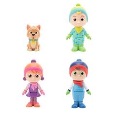 BOX OF ASSORTED CHILDREN’S TOYS INCLUDING COCOMELON WT0045 4 FIGURE PACK (WINTER THEME), MULTICOLOUR.