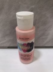 84 X DOCRAFTS ALL PURPOSE ACRYLIC PAINT BLUSH PINK.