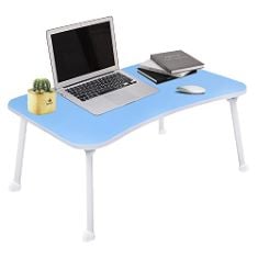 10 X TYCOLIT FOLDABLE LAPTOP TABLE, BLUE, ONE SIZE.