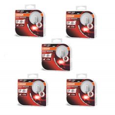 8 X OSRAM 64210NBS-HCB-VS NIGHT BREAKER SILVER H7 LIGHT, 100% MORE BRIGHTNESS, HALOGEN HEADLIGHT BULB, 64210NBS-HCB, 12V, FOR CAR, 5X DUO BOX (2 BULBS EACH).