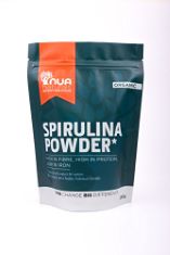 22 X NUA NATURALS - SPIRULINA POWDER ORG - 250G.