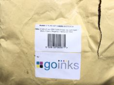 19 X GO INK SET OF 4 NON-OEM PRINTER INK CARTRIDGES .