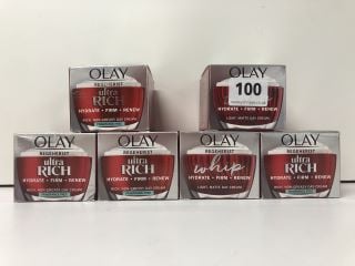 6X OLAY REGENERIST FACE CREAMS