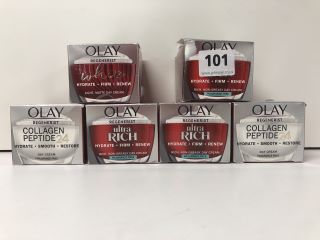 6X OLAY REGENERIST FACE CREAMS