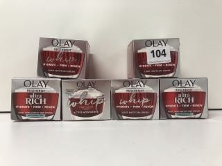 6X OLAY REGENERIST FACE CREAMS